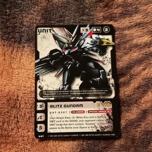 Blitz Gundam Trading Card Gundam War U-S7